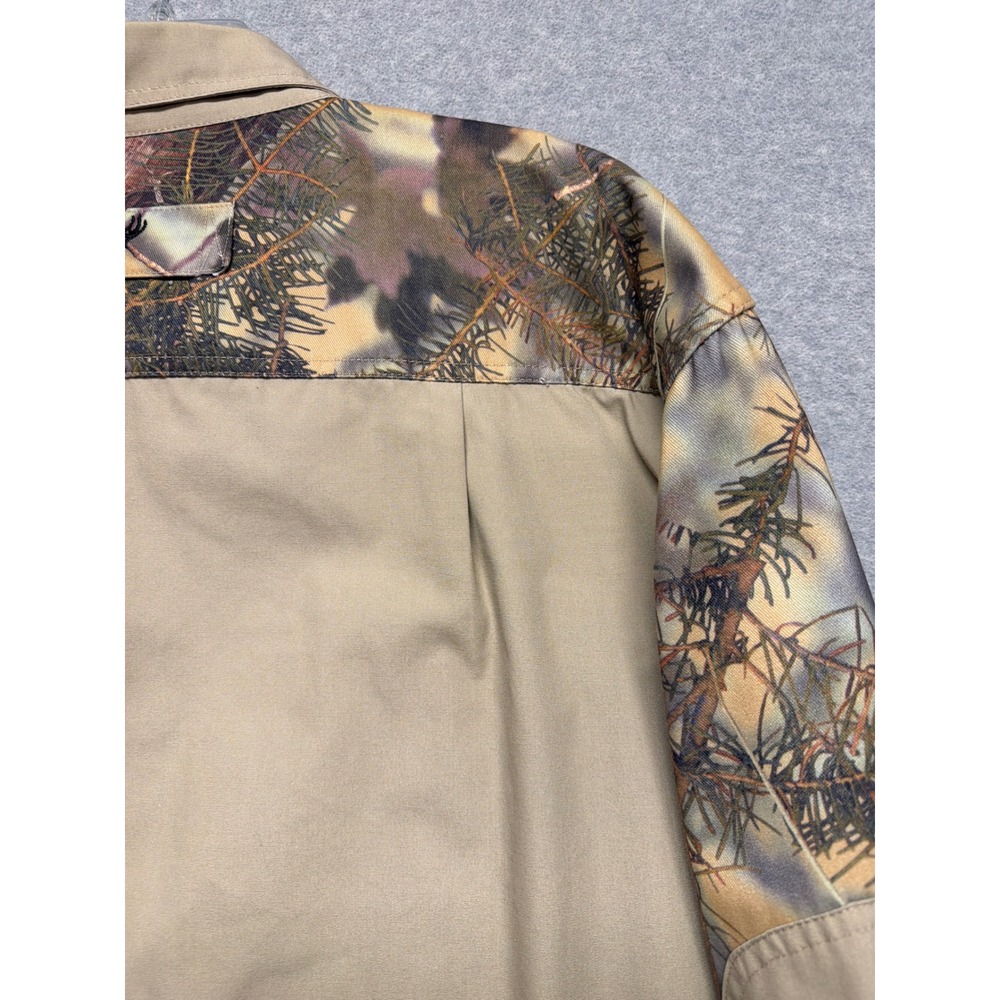 Kings Outdoor World Mens 2XL-R Camo Accent Hunting Shirt Tan Mountain Shadow - Picture 12 of 15
